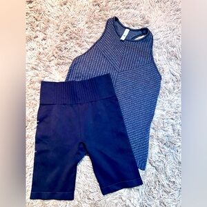 All In Motion Set - tank/spandex shorts M/L